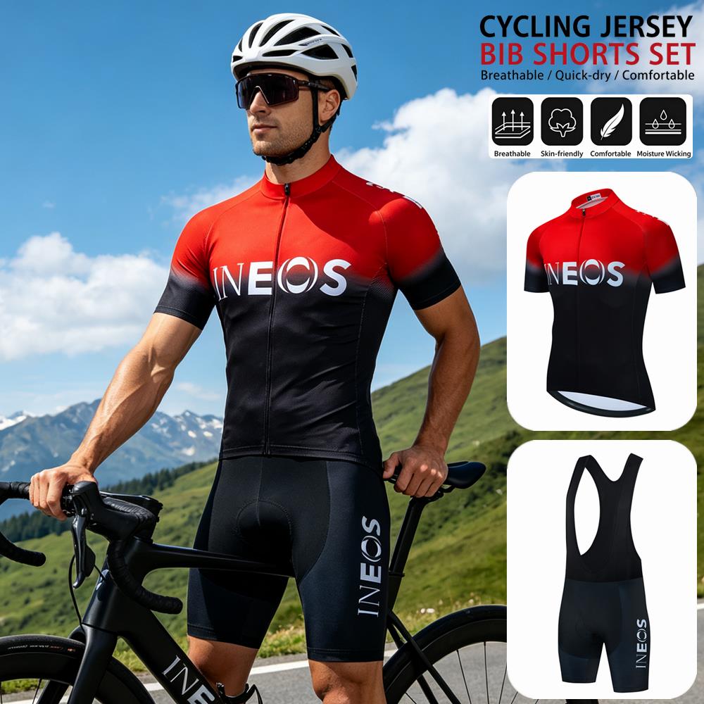 Cycling Gear Jersey - 2026 INEOS 자전거 반팔 사이클링 의류
