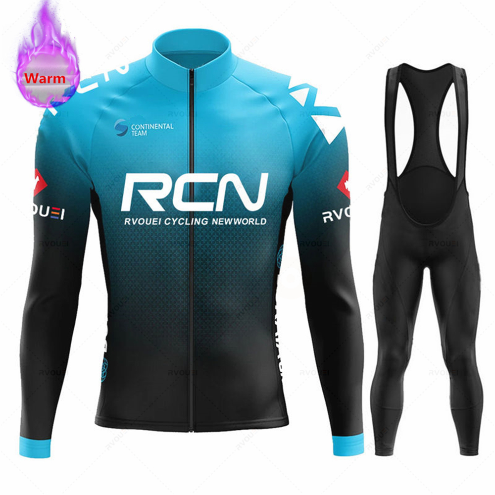 Cycling Gear Brands - Rvouei 팀 겨울 열 플리스 사이클링