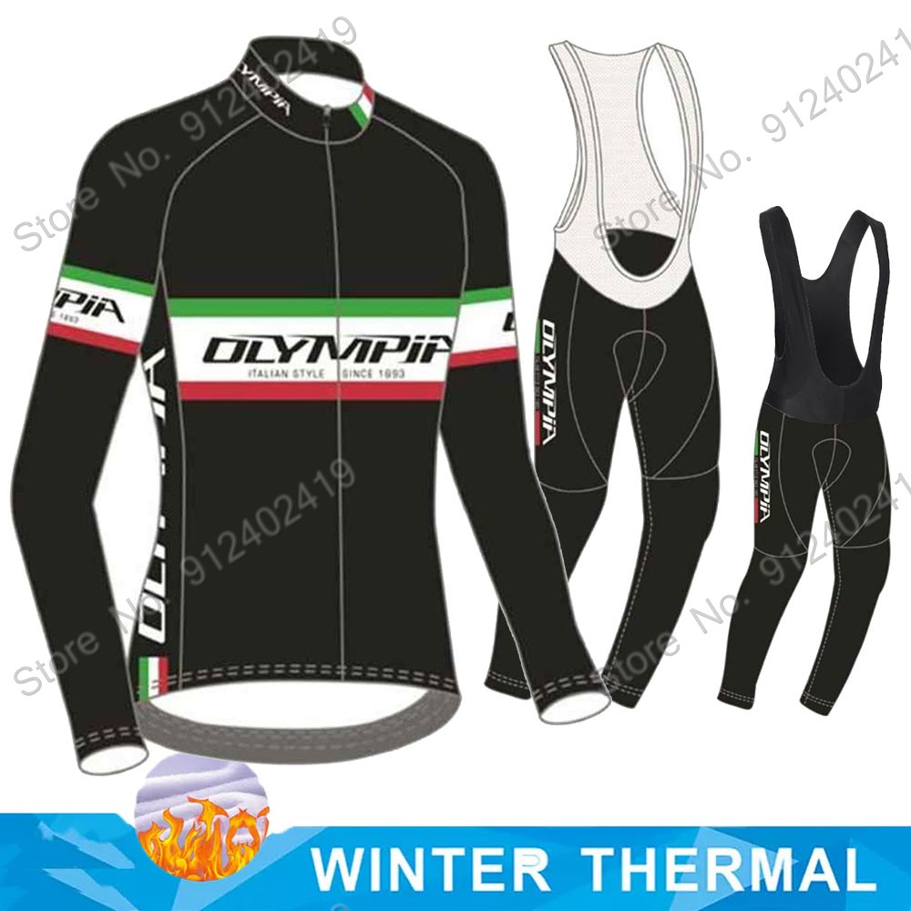 Cycling Bib Shorts - Maglia Ciclismo 2023 Olympia 이탈리아 팀