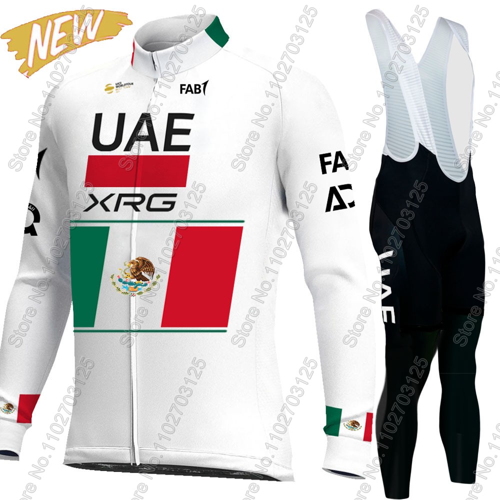 Cycling Bib Shorts - UAE 팀 사이클링 2026 멕시코 저지