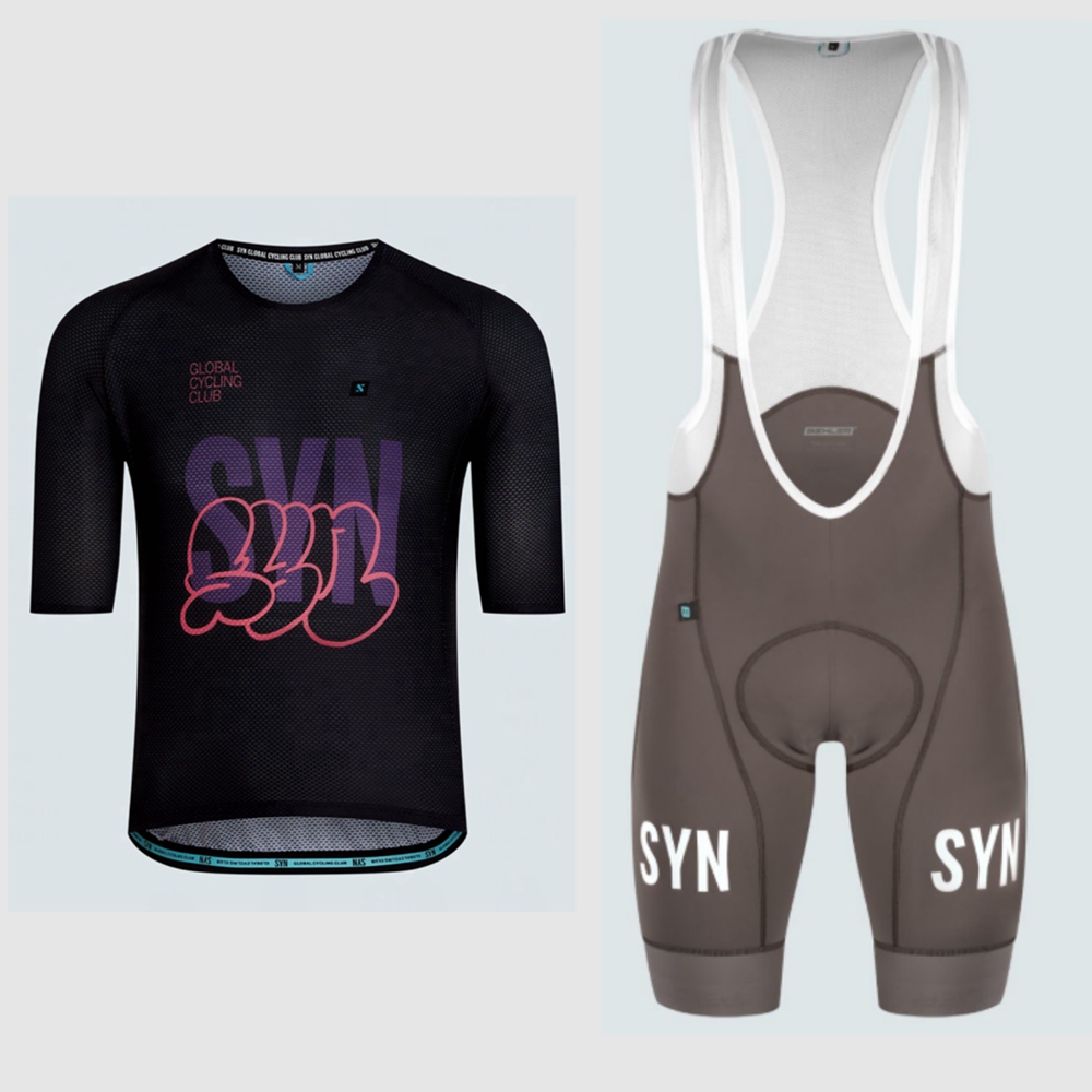 Cycling Bib Shorts - 남성용 트레이닝 디자인 랩 ZIPLESS JERSEY