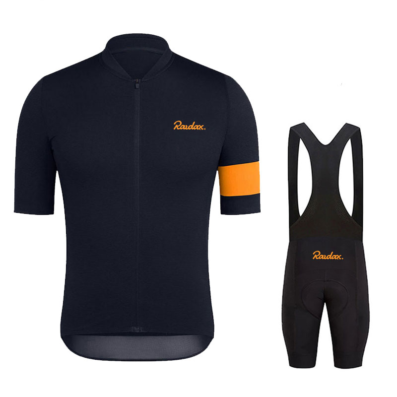 Cycling Bib Shorts - Raudax 남자 짧은 소매 사이클링 저지