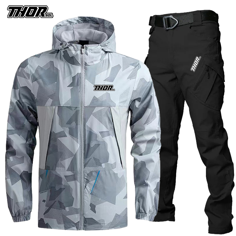 THORSOL 남자 사이클링 저지 세트 가을 산악 자전 - Cycling Gear Brands 리뷰 및 가격