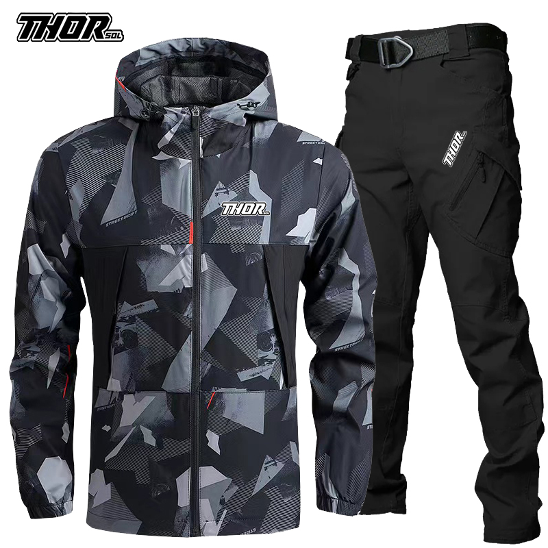 THORSOL 남자 사이클링 저지 세트 가을 산악 자전 - Cycling Gear Brands 리뷰 및 가격