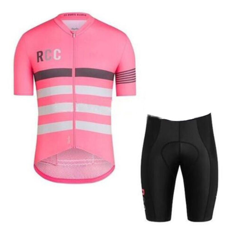핑크 RCC 사이클링 저지 세트 남성용 반팔 자전거 스 - Cycling Gear Brands 리뷰 및 가격