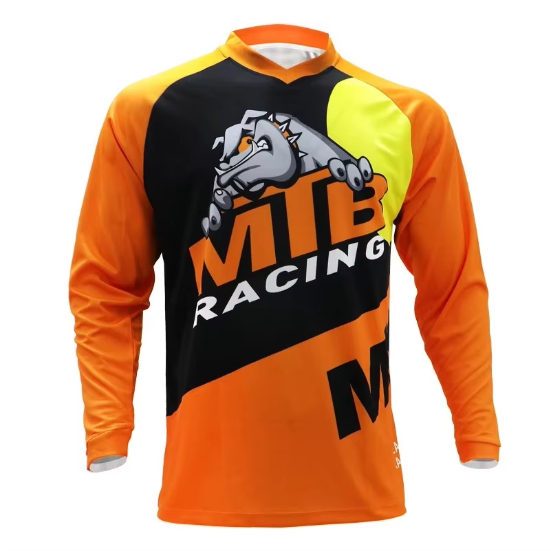 긴소매 MTB 레이싱 저지 가족용 매칭 다운힐 바이크  - Cycling Gear Jersey 리뷰 및 가격