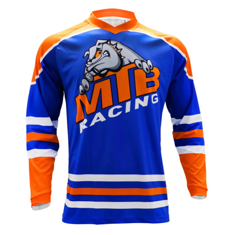 긴소매 MTB 레이싱 저지 가족용 매칭 다운힐 바이크  - Cycling Gear Jersey 리뷰 및 가격